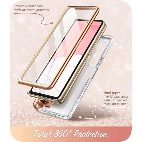 Etui Supcase Cosmo Pen Samsung Galaxy Z Fold 4 Marble