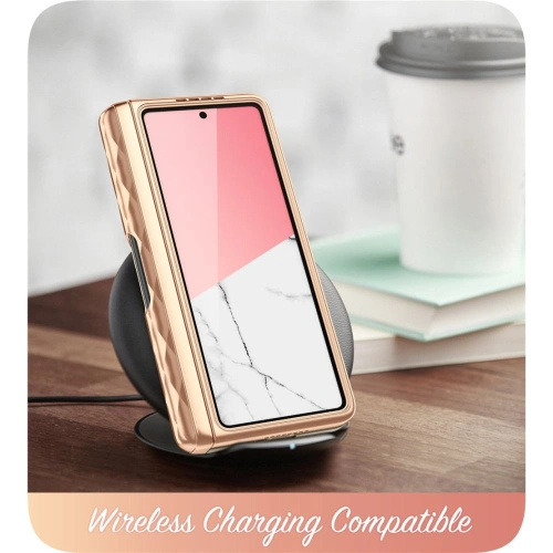 Etui Supcase Cosmo Pen Samsung Galaxy Z Fold 4 Marble