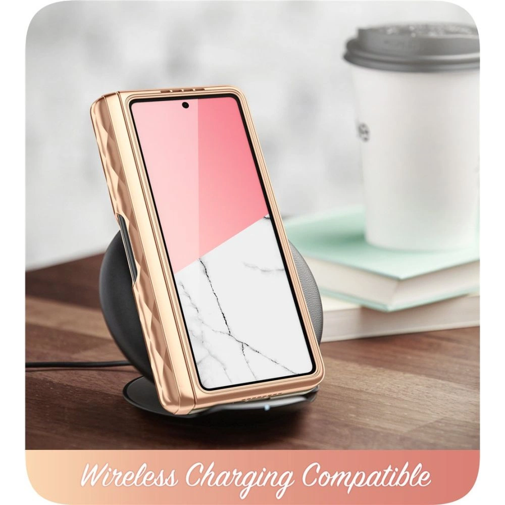 Wholesale Supcase Cosmo Pen Samsung Galaxy Z Fold 4 Marble - SPC283 - {ean13} - Hurt