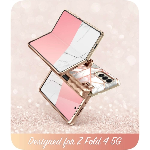 Etui Supcase Cosmo Pen Samsung Galaxy Z Fold 4 Marble