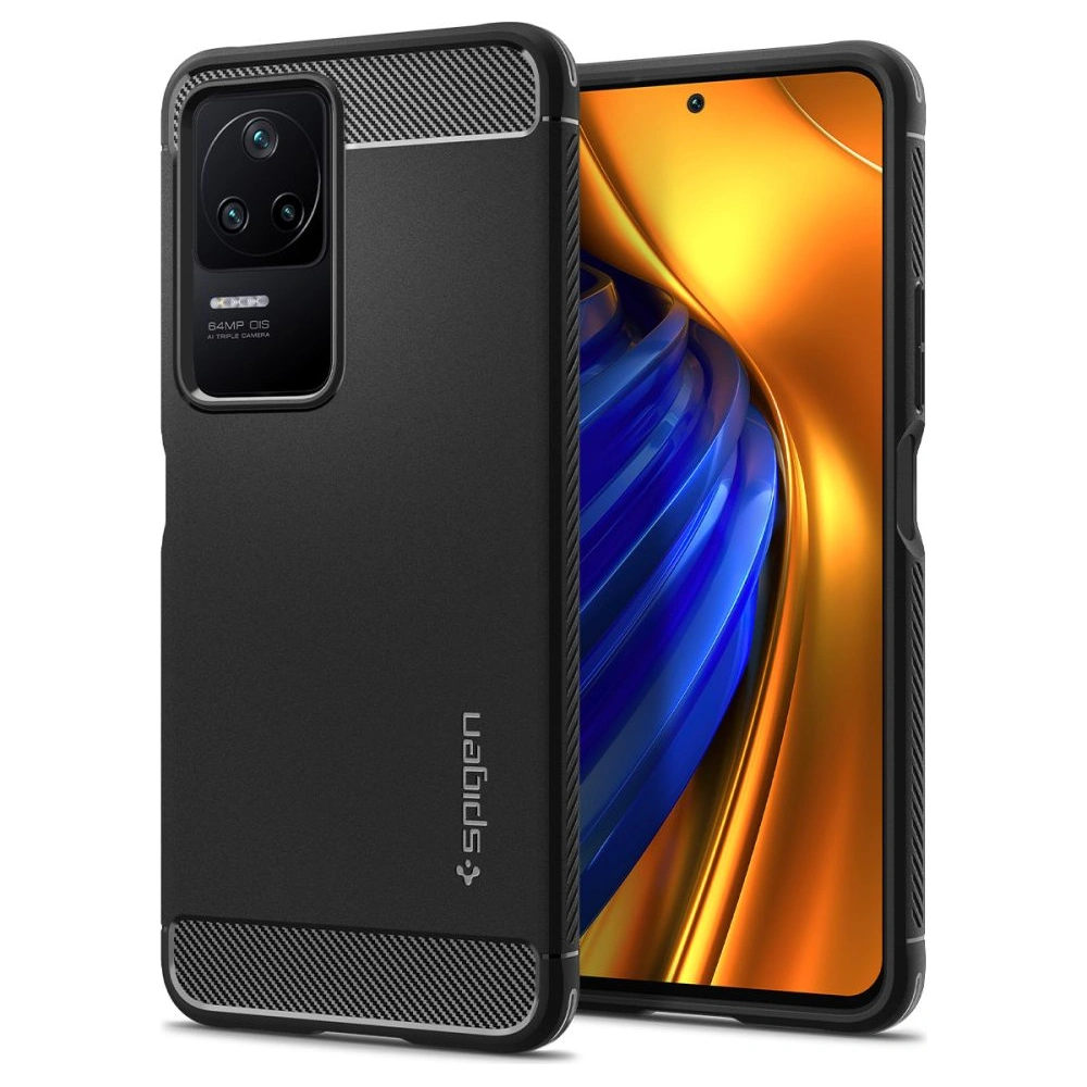Wholesale Spigen Rugged Armor POCO F4 Matte Black - SPN2325 - {ean13} - Hurt