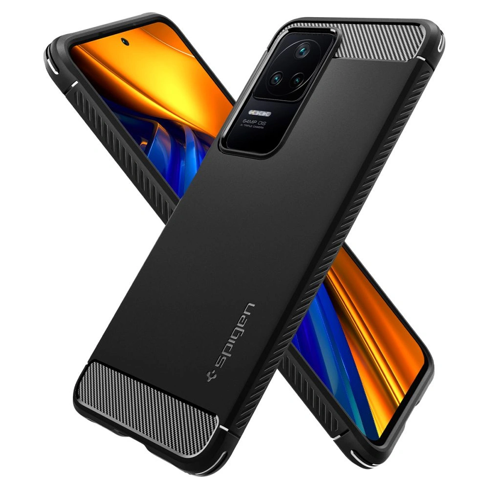 Wholesale Spigen Rugged Armor POCO F4 Matte Black - SPN2325 - {ean13} - Hurt