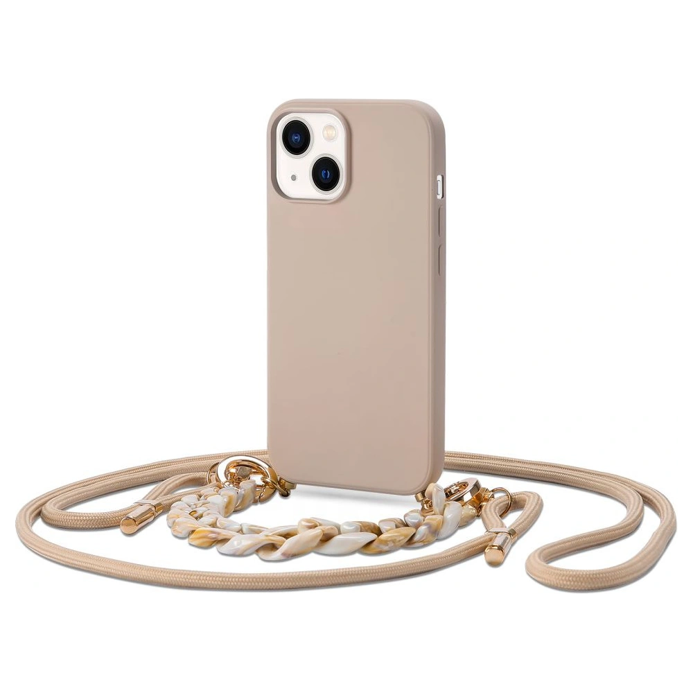 Hurtownia GSM - Etui Tech-Protect Icon Chain Apple iPhone 14 Béžová - THP1322 - {ean13} - Hurt
