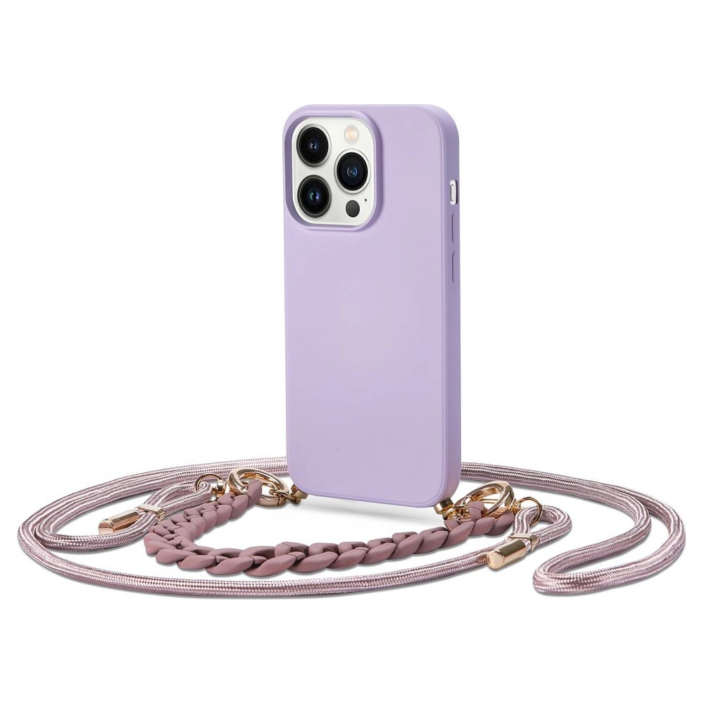 Hurtownia GSM - Etui Tech-Protect Icon Chain Apple iPhone 14 Pro Max Fialová - THP1328 - {ean13} - Hurt