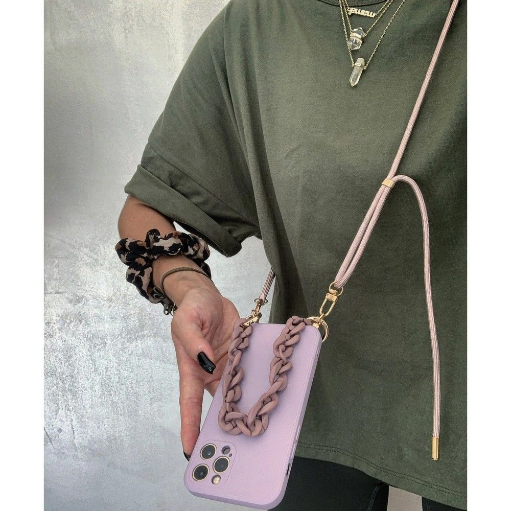 Hurtownia GSM - Etui Tech-Protect Icon Chain Apple iPhone 14 Plus / 15 Plus Violet - THP1329 - {ean13} - Hurt