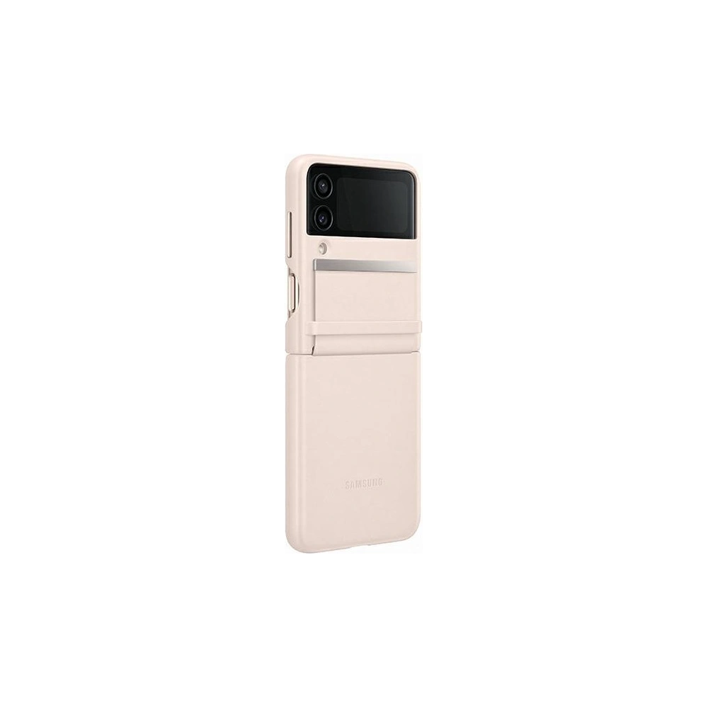 Wholesale Samsung Galaxy Z Flip 4 EF-VF721LPEGWW peach Flap Leather Cover - SMG762 - {ean13} - Hurt