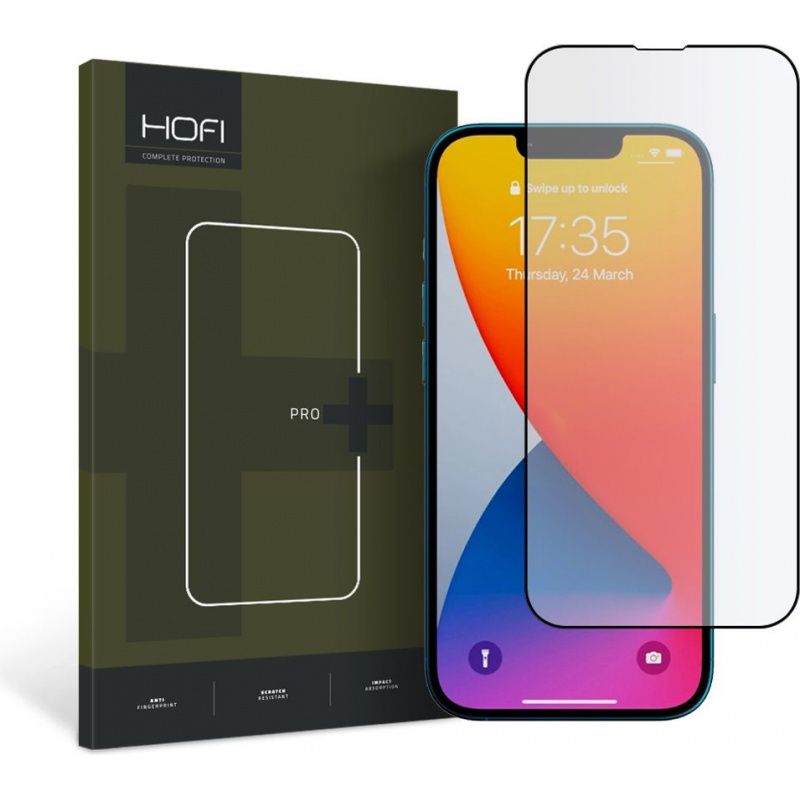 Hurtownia Hofi - 9589046924859 - HOFI264 - Szkło hartowane Hofi Glass Pro+ Apple iPhone 14/13/13 Pro Black - B2B homescreen