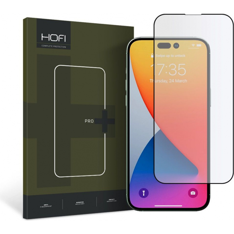 Hurtownia Hofi - 9589046924873 - HOFI265 - Szkło hartowane Hofi Glass Pro+ Apple iPhone 14 Pro Black - B2B homescreen