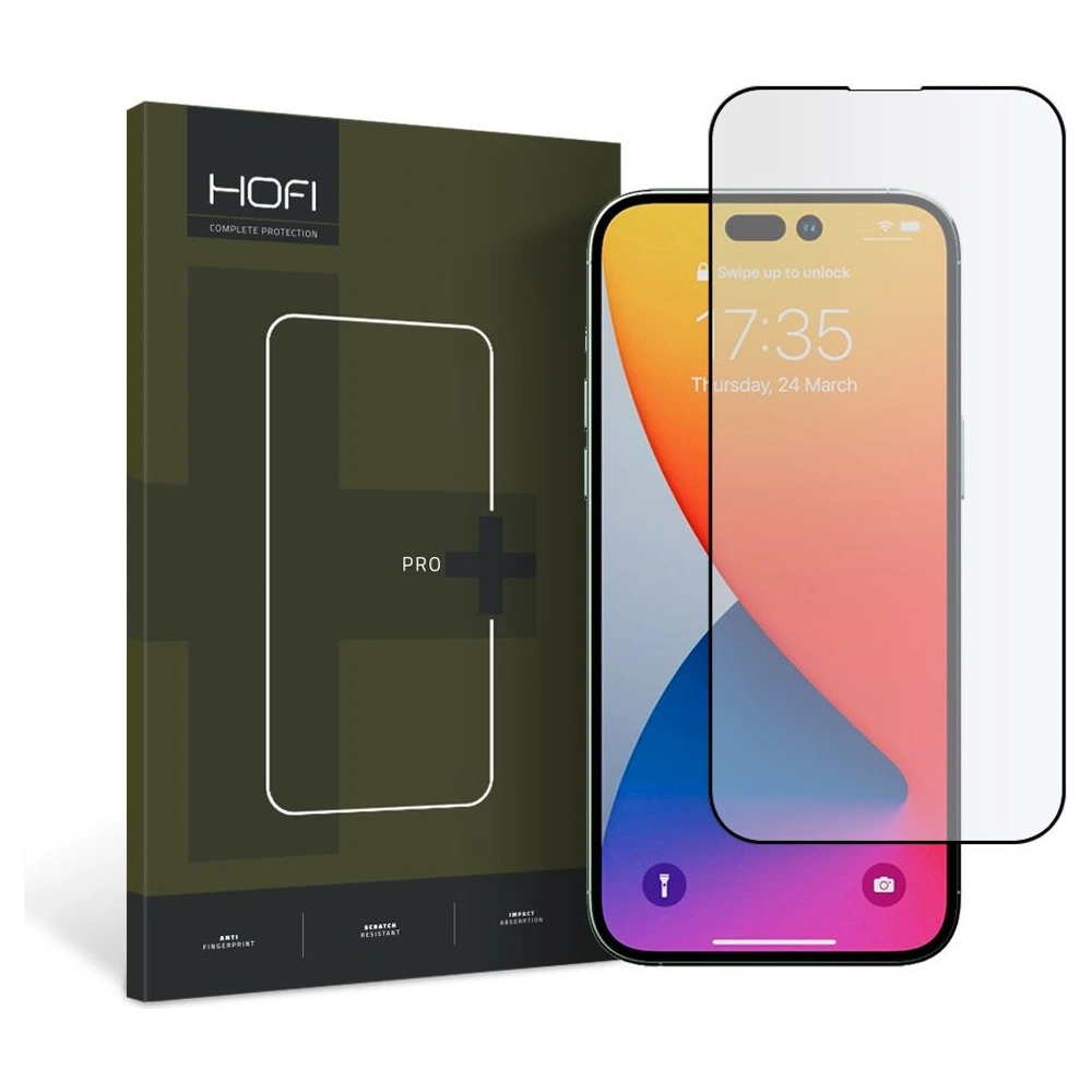 Wholesale Hofi Glass Pro+ Apple iPhone 14 Pro Black - HOFI265 - {ean13} - Hurt