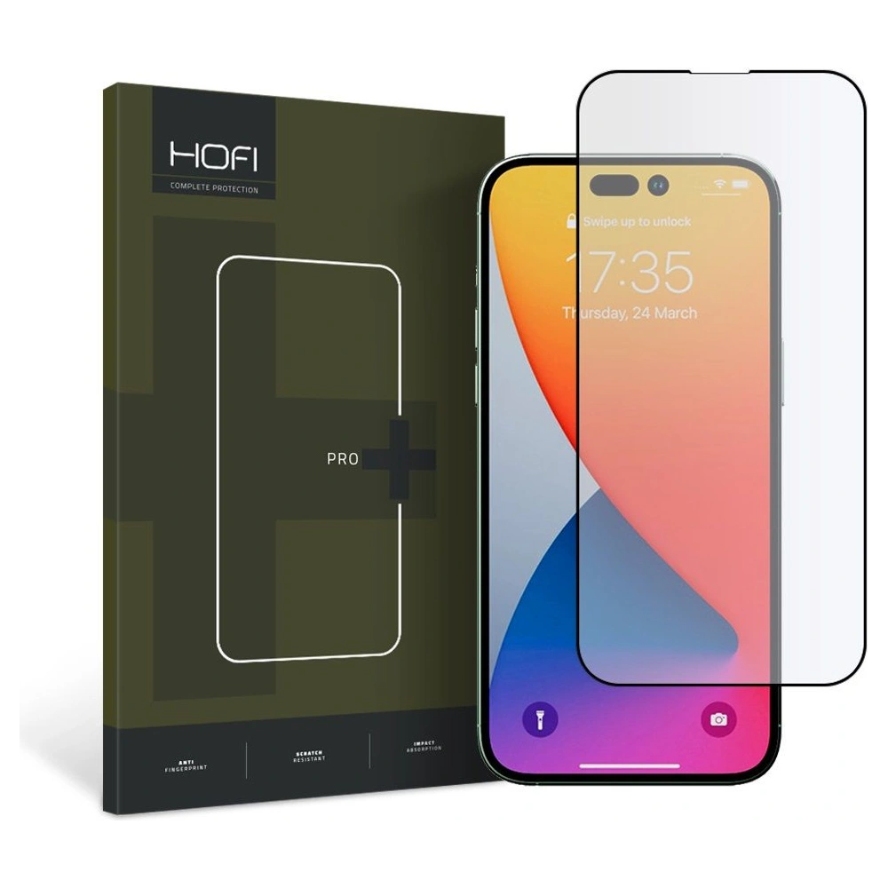 Hurtownia GSM - Tvrzené sklo Hofi Glass Pro+ Apple iPhone 14 Pro Max Black - HOFI267 - {ean13} - Hurt