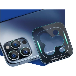 Hurtownia GSM - Szkło hybrydowe na obiektyw aparatu 3MK Lens Protection Pro Apple iPhone 13 Pro/13 Pro Max niebieski/sierra blue - 3MK3945 - {ean13} - Hurt