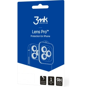 Hurtownia GSM - Szkło hybrydowe na obiektyw aparatu 3MK Lens Protection Pro Apple iPhone 14 Pro/14 Pro Max srebrny/silver - 3MK3959 - {ean13} - Hurt