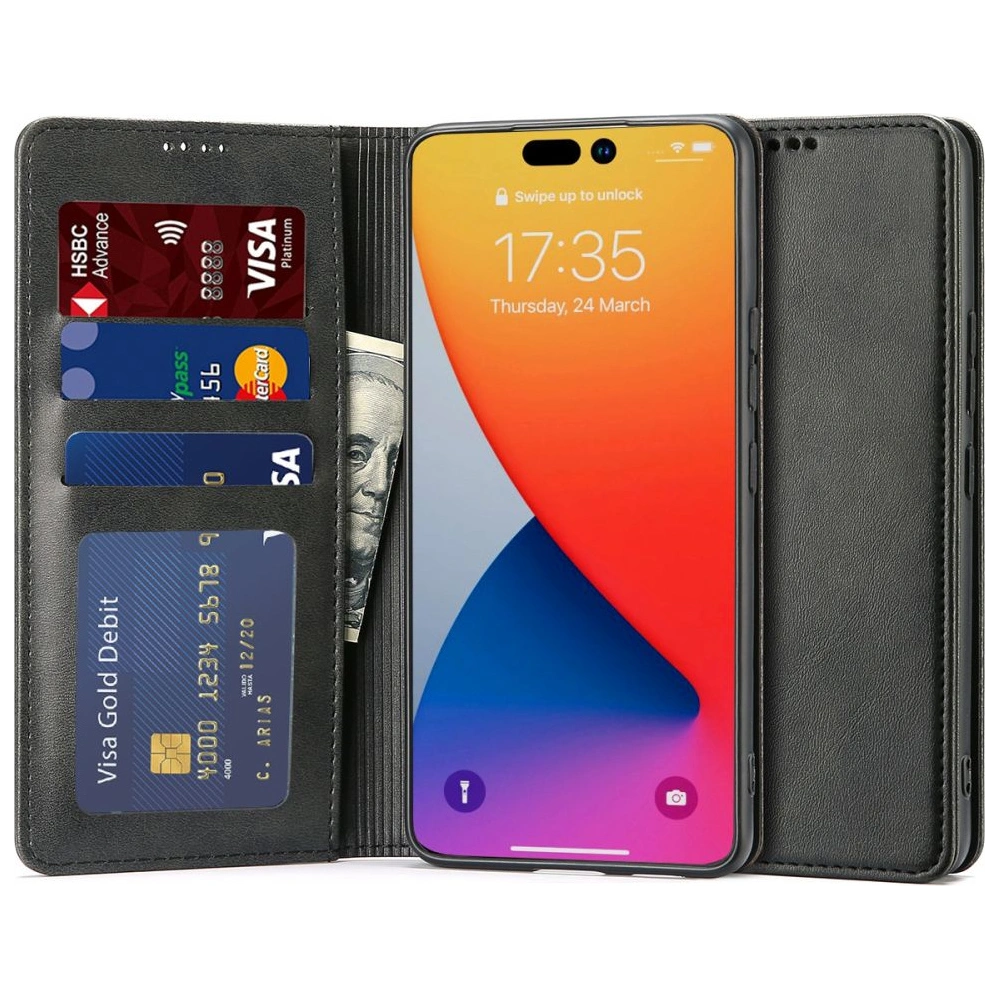 Hurtownia GSM - Etui Tech-Protect Wallet Magnet Apple iPhone 14 Pro Max Black - THP1333 - {ean13} - Hurt