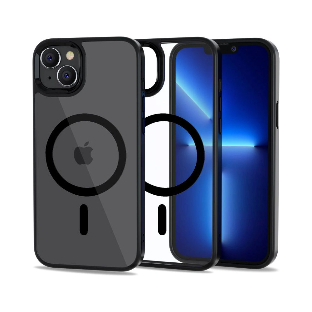 Hurtownia GSM - Etui Tech-Protect Magmat MagSafe Apple iPhone 14 Plus / 15 Plus Black/Clear - THP1342 - {ean13} - Hurt