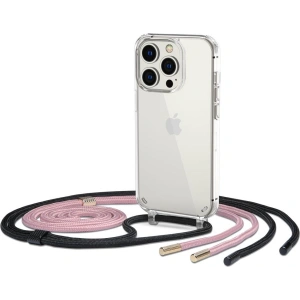 Etui Tech-Protect Flexair Chain Apple iPhone 14 Pro Max Černá & Růžová