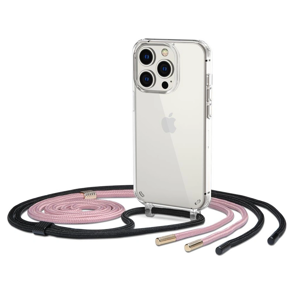 Hurtownia GSM - Etui Tech-Protect Flexair Chain Apple iPhone 14 Pro Max Černá & Růžová - THP1350 - {ean13} - Hurt