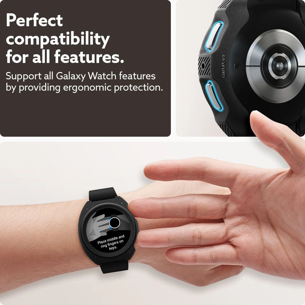 Hurtownia GSM - Etui Caseology Vault Samsung Galaxy Watch 5 Pro 45mm matná černá - CSL065 - {ean13} - Hurt