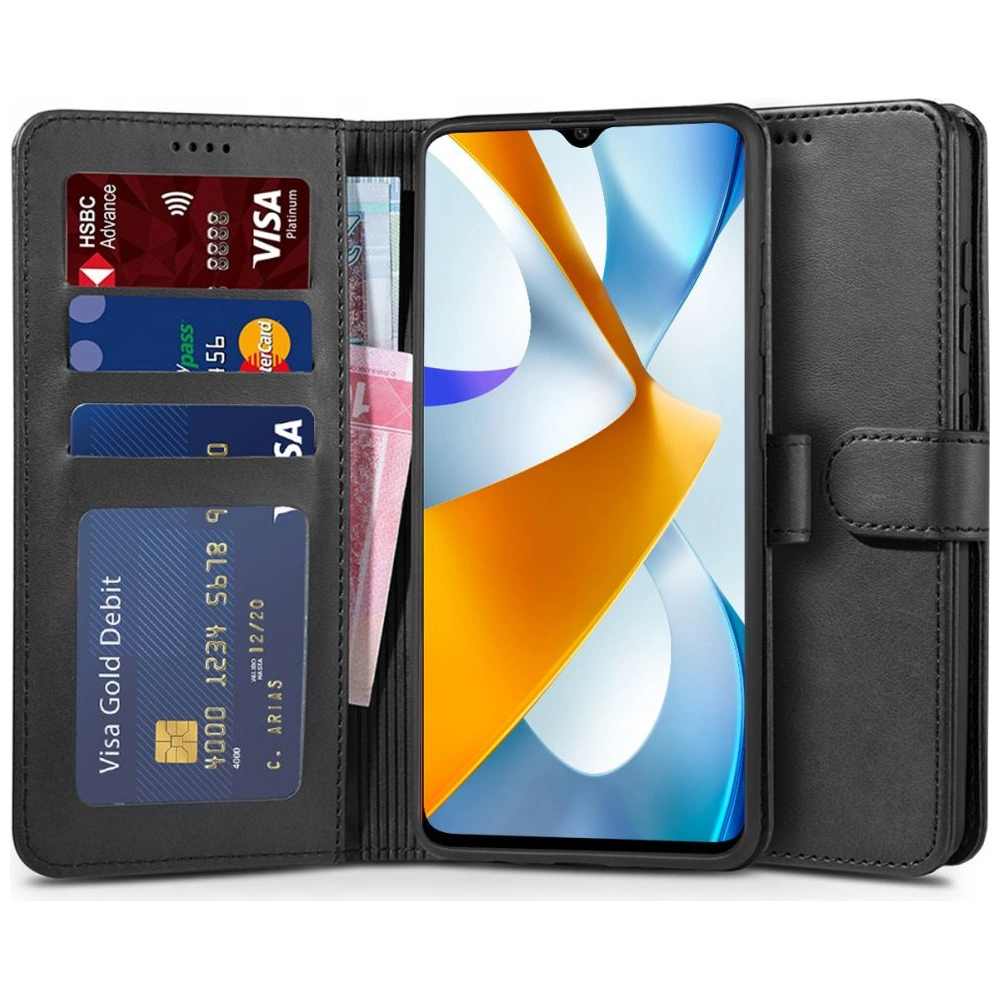 Hurtownia GSM - Etui Tech-Protect Wallet Xiaomi POCO C40 černé - THP1355 - {ean13} - Hurt