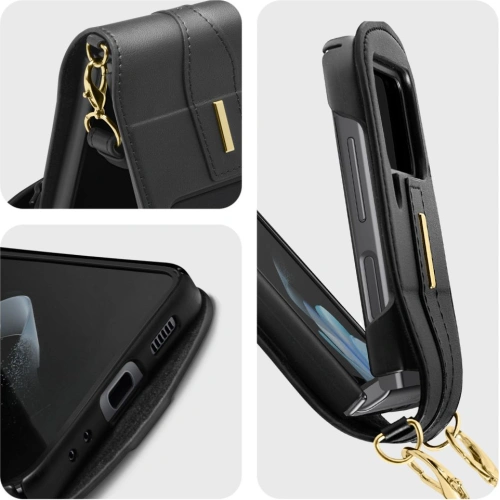 Etui Spigen Lienar Calin Samsung Galaxy Z Flip 4 Black