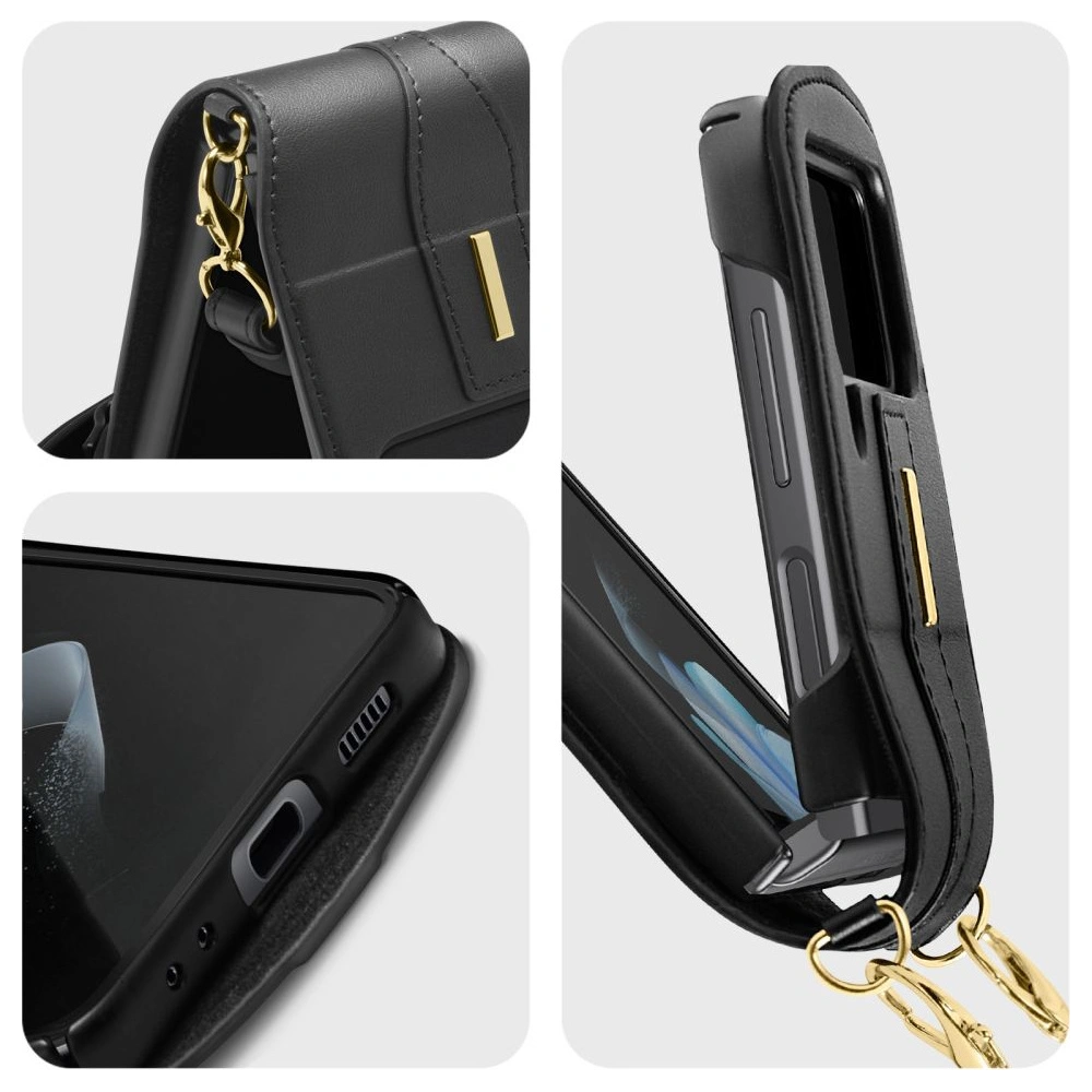 Wholesale Spigen Lienar Calin Samsung Galaxy Z Flip 4 Black - SPN2328 - {ean13} - Hurt