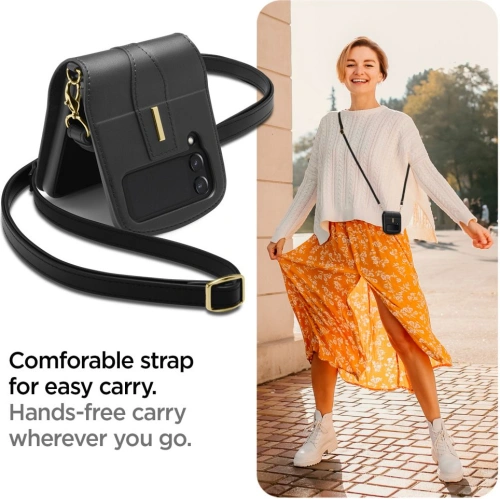 Etui Spigen Lienar Calin Samsung Galaxy Z Flip 4 Black