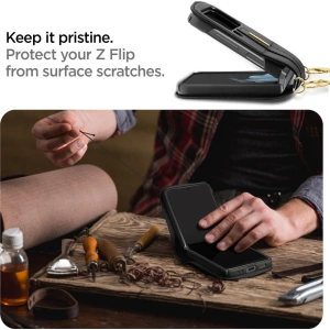 Wholesale Spigen Lienar Calin Samsung Galaxy Z Flip 4 Black - SPN2328 - {ean13} - Hurt