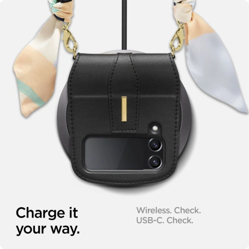 Etui Spigen Lienar Calin Samsung Galaxy Z Flip 4 Black