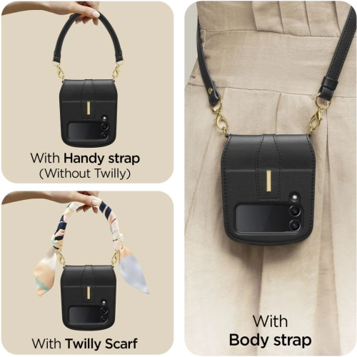 Etui Spigen Lienar Calin Samsung Galaxy Z Flip 4 Black