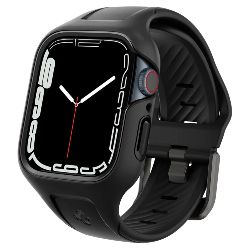 Hurtownia GSM - Pasek Spigen Liquid Air Pro Apple Watch 4/5/6/7/8/9/SE 44/45mm Černý - SPN2329 - {ean13} - Hurt