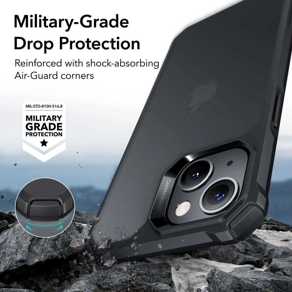Hurtownia GSM - Case ESR Air Armor Apple iPhone 14/13 Frosted Black - ESR509 - {ean13} - Hurt