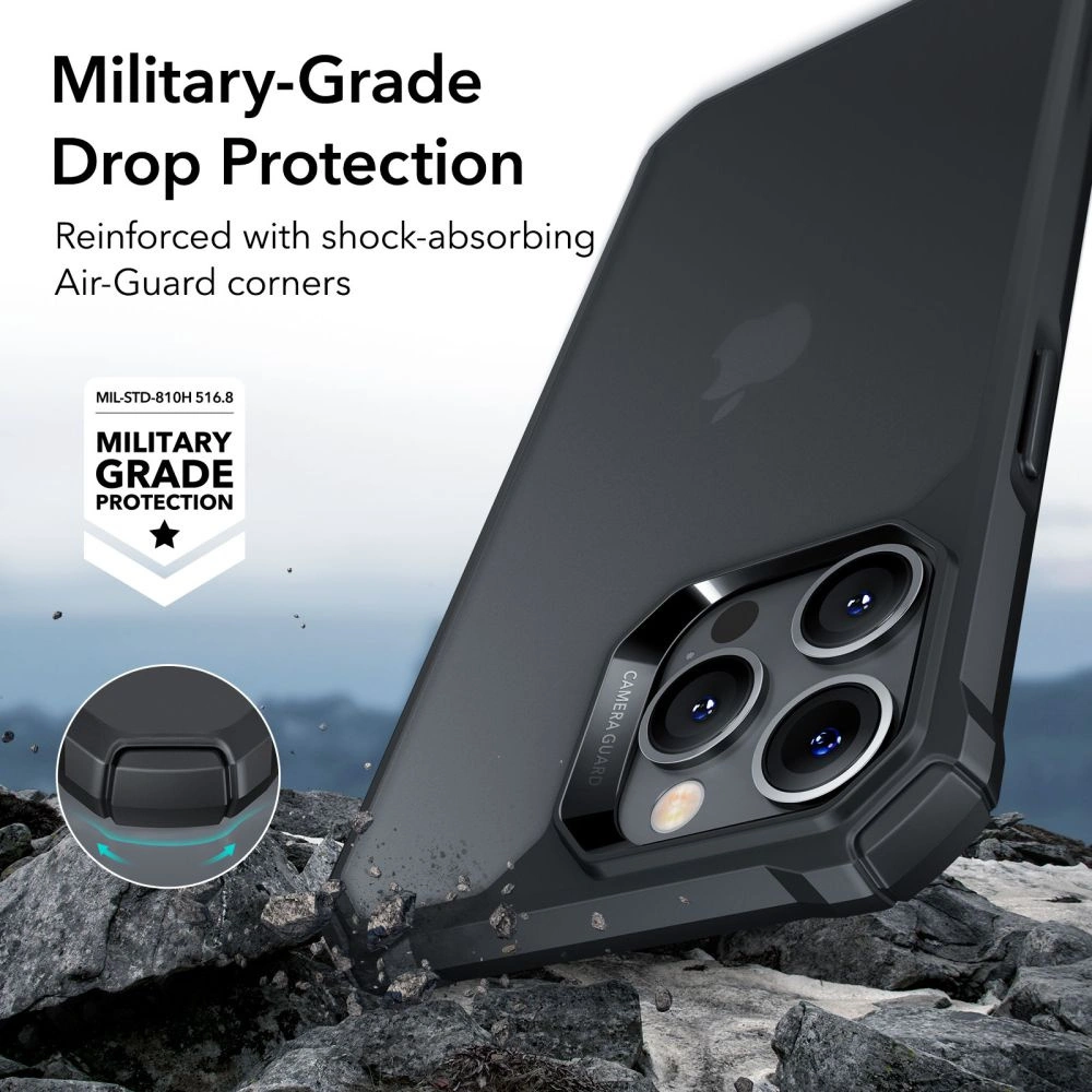 Wholesale ESR Air Armor Apple iPhone 14 Pro Max Frosted Black - ESR512 - {ean13} - Hurt