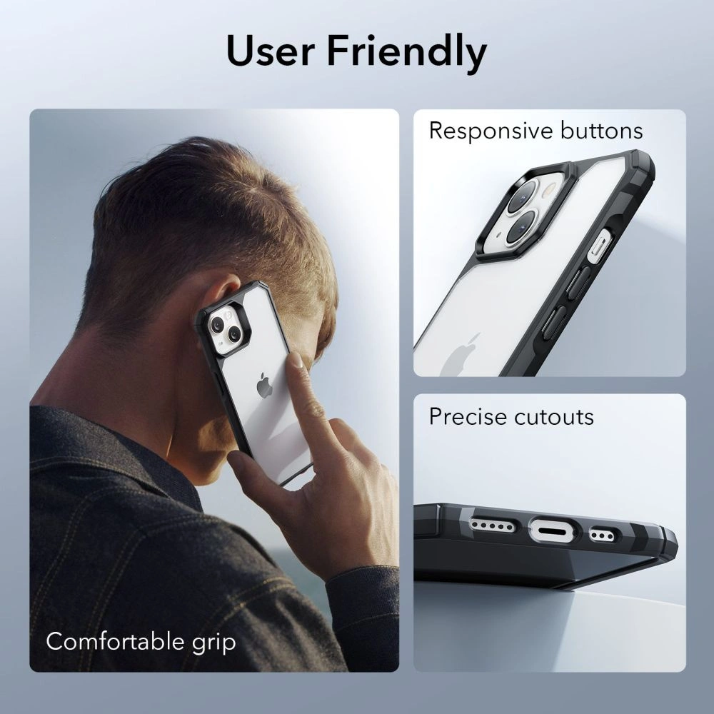 Hurtownia GSM - Etui ESR Air Armor Apple iPhone 14/13 Čiré/Černé - ESR513 - {ean13} - Hurt