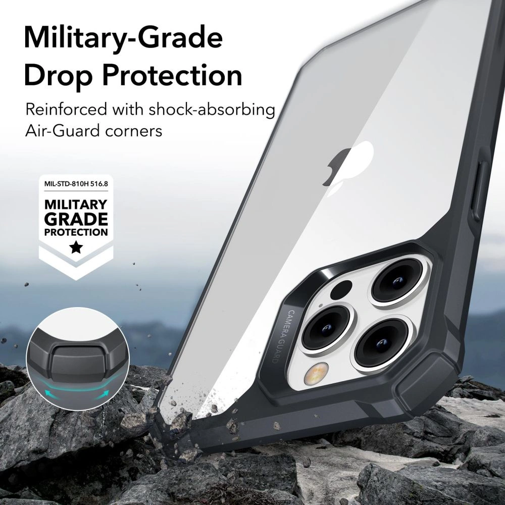 Hurtownia GSM - Etui ESR Air Armor Apple iPhone 14 Pro Clear/Black - ESR514 - {ean13} - Hurt