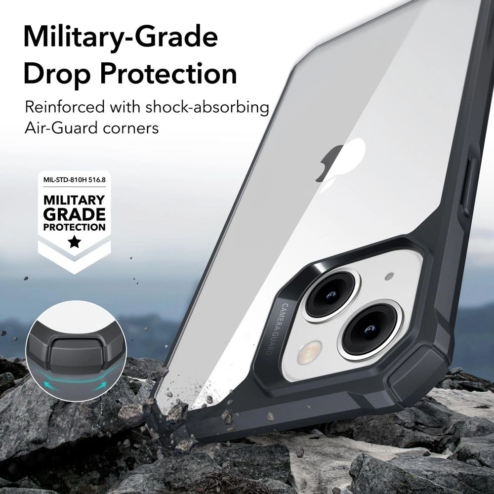 Hurtownia GSM - Etui ESR Air Armor Apple iPhone 14 Plus / 15 Plus Clear/Black - ESR515 - {ean13} - Hurt