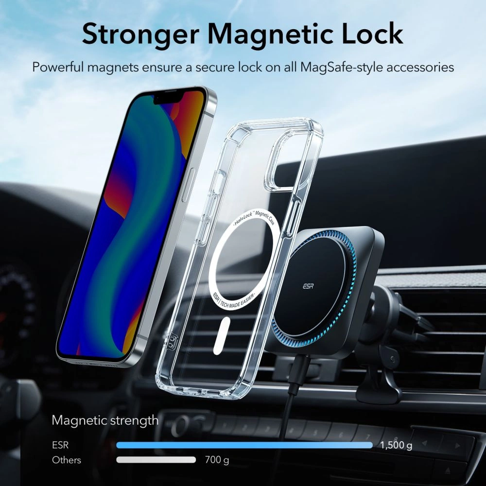 Hurtownia GSM - Case ESR Krystec Halolock MagSafe Apple iPhone 14/13 Klar - ESR521 - {ean13} - Hurt