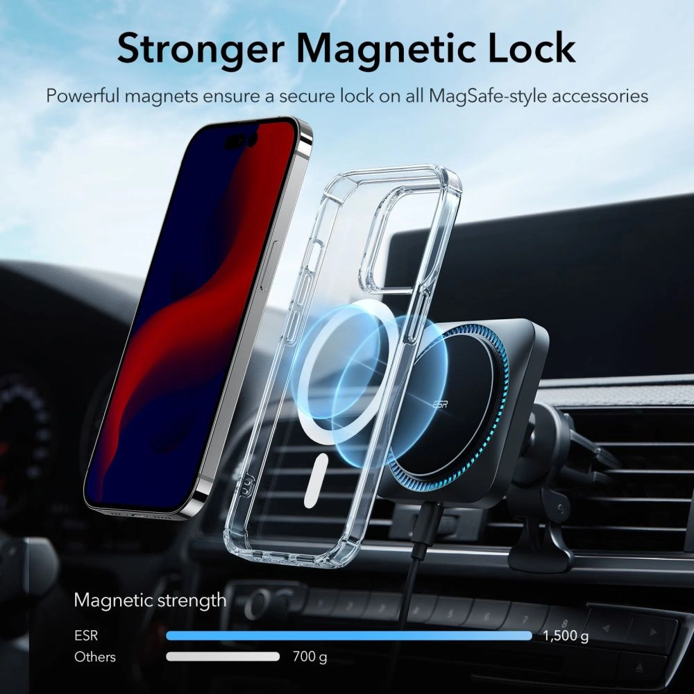 Hurtownia GSM - Etui ESR Krystec Halolock MagSafe Apple iPhone 14 Pro Clear - ESR522 - {ean13} - Hurt