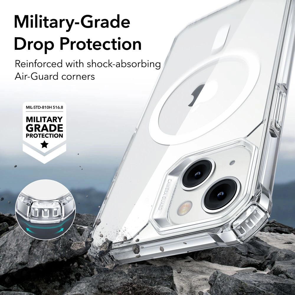 Hurtownia GSM - Etui ESR Air Armor Halolock MagSafe Apple iPhone 14 Plus / 15 Plus Clear - ESR524 - {ean13} - Hurt