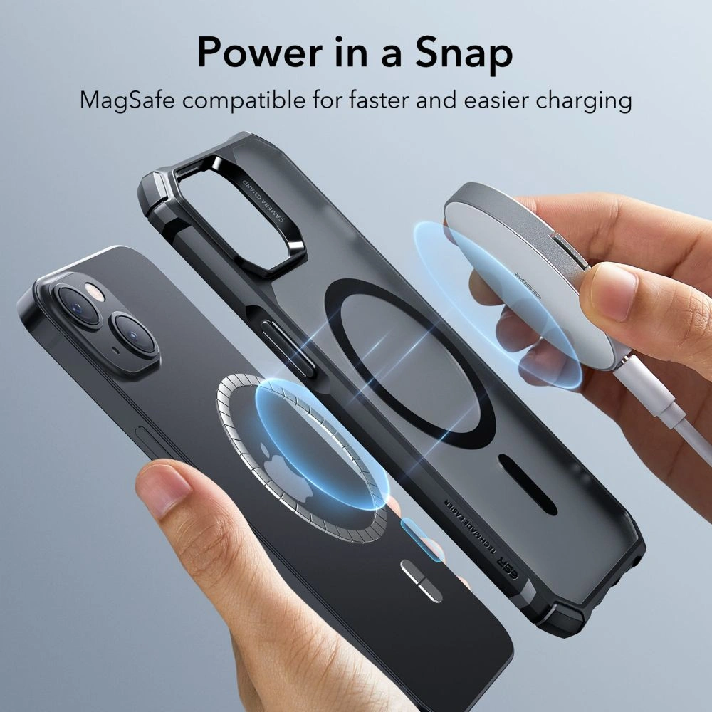 Wholesale ESR Air Armor Halolock MagSafe Apple iPhone 14 Pro Max Frosted Black - ESR529 - {ean13} - Hurt