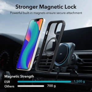 Hurtownia GSM - Etui ESR Ch Halolock MagSafe Apple iPhone 14 Plus / 15 Plus Clear/Black - ESR538 - {ean13} - Hurt