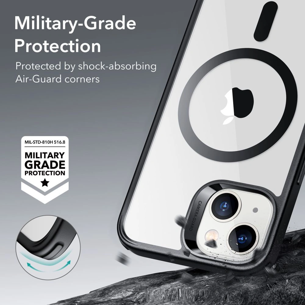 Hurtownia GSM - Etui ESR Ch Halolock MagSafe Apple iPhone 14 Plus / 15 Plus Clear/Black - ESR538 - {ean13} - Hurt