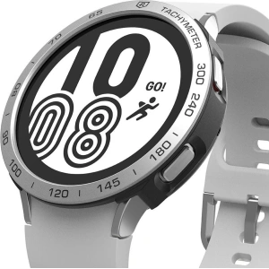Hurtownia GSM - Nakładka Ringke Bezel Styling 44-10 + etui Ringke Air Sports Samsung Galaxy Watch 4 44mm Black/Silver - RGK1655 - {ean13} - Hurt