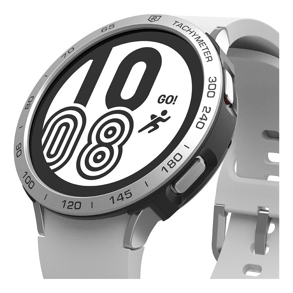 Hurtownia GSM - Nakládka Ringke Bezel Styling 44-10 + etui Ringke Air Sports Samsung Galaxy Watch 4 44mm Černá/Stříbrná - RGK1655 - {ean13} - Hurt
