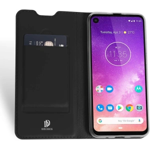 Case DuxDucis SkinPro Motorola One Vision Schwarz