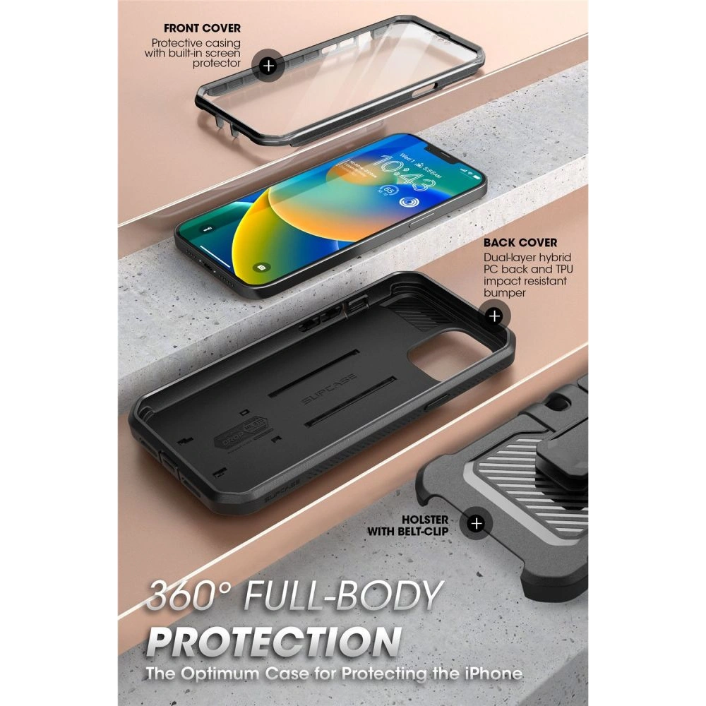 Hurtownia GSM - Etui Supcase Unicorn Beetle Pro Apple iPhone 14/13 černé - SPC285 - {ean13} - Hurt