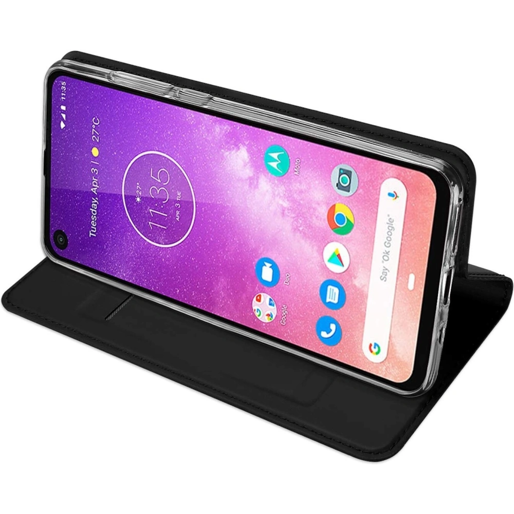 Hurtownia GSM - Etui DuxDucis SkinPro Motorola One Vision černé - DDS285BLK - {ean13} - Hurt