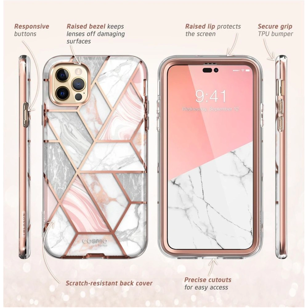 Wholesale Supcase Cosmo Apple iPhone 14 Pro Max Marble - SPC291 - {ean13} - Hurt