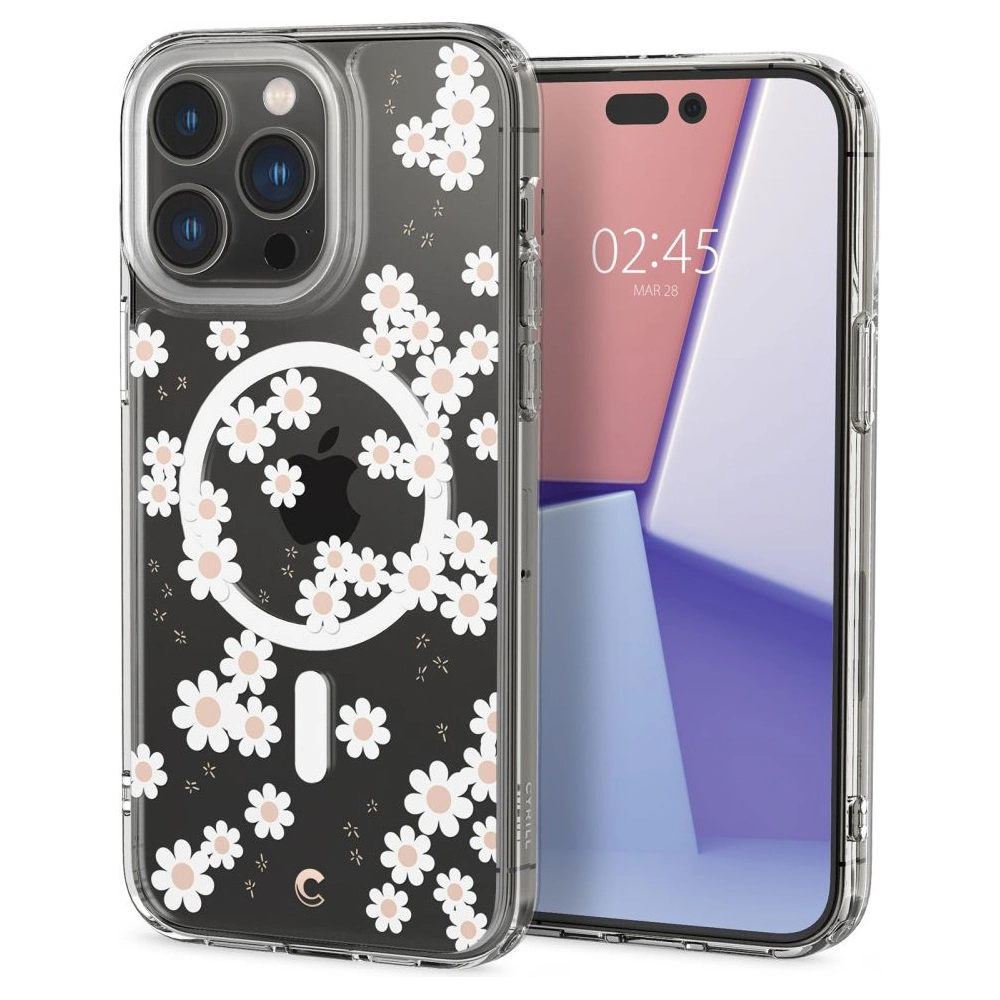 Wholesale Spigen Cyrill Cecile Mag MagSafe Apple iPhone 14 Pro White Daisy - SPN2334 - {ean13} - Hurt