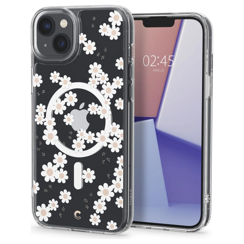 Hurtownia GSM - Etui Spigen Cyrill Cecile Mag MagSafe Apple iPhone 14 Bílá sedmikráska - SPN2335 - {ean13} - Hurt