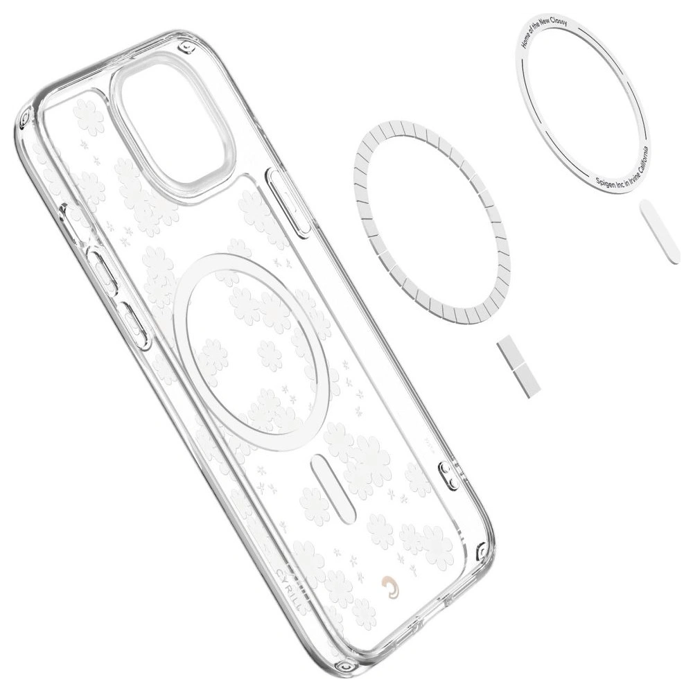 Hurtownia GSM - Etui Spigen Cyrill Cecile Mag MagSafe Apple iPhone 14 Bílá sedmikráska - SPN2335 - {ean13} - Hurt