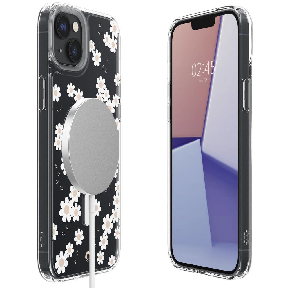 Hurtownia GSM - Etui Spigen Cyrill Cecile Mag MagSafe Apple iPhone 14 Bílá sedmikráska - SPN2335 - {ean13} - Hurt